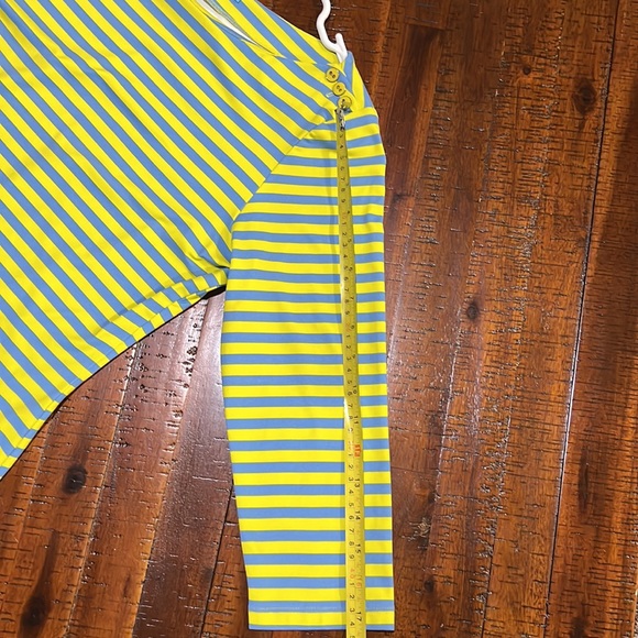 J MC LAUGHLIN STRIPED 3/4 SLEEVE TOP MULTICOLOR MEDIUM. - Picture 11 of 11